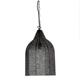 Oriel Lighting-Istanbul  Antique Rust Laser Cut Metal Pendant in Antique Bronze Finish(AR) / White (WH) Finish